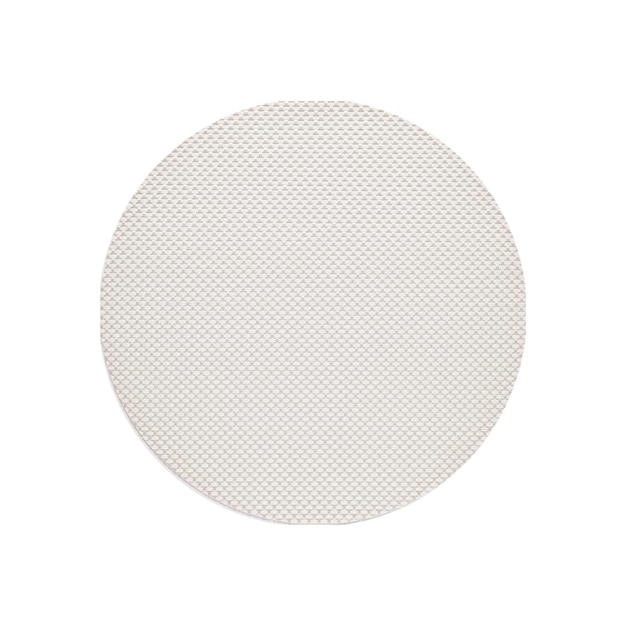 BASKETWEAVE – Apvalus padėkliukas, White
