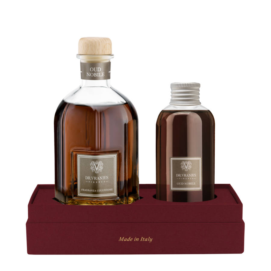 Dovanų rinkinys 250 ml OUD NOBILE namų kvapas su 150 ml papildymu
